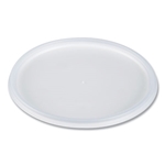 24-32 oz Dart Plastic Lids for Foam Containers, Flat, Vented, Translucent, 500/case