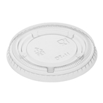 1.5oz to 2oz Jovials PET Portion Cup Lid, Clear 2500/CS