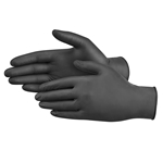Nitrile Gloves Extra Large Black Ambitex 1000/cs