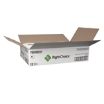 9 inch Right Choice Paper Ultra JRT Tissue 2-Ply, White, 12/cs