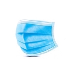 Protective Mask PP 3-Ply 1.75" x 9.5" Blue 1/PK/50