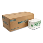 Morcon Beverage Napkins, 9x9, 1-ply, White, 4000/cs