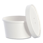 8oz SOLO Flexstyle Double Poly Food Combo Packs, White, Paper, 25/Pack, 10 Packs/Carton