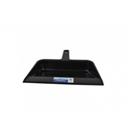 12 x 12.25 x 4.25" Black Plastic Heavy-duty Flat Dust Pan 1/EA