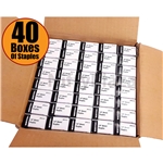 Stanley Bostitch P3 Staples for SP19 1/4 Stapler, 40 Boxes (2,00,000 Staples)