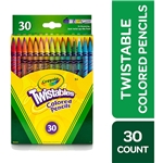 Crayola Twistables Colored Pencils, 30 Count, Assorted Colors, Gift, Coloring, Drawing