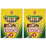 Crayola Multicultural Crayons - 16-Count, Assorted Skin Tone Colors, Safe and Nontoxic