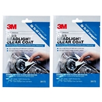 3M Quick Headlight Clear Coat, Cleans and Prevents Lens Yellowing Easy to Use - Pack of 2