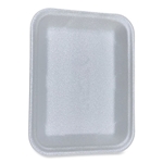 9.47x7.12x1.32 GEN Meat Trays, #4D, White, 500/cs