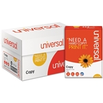 Universal Copy Paper, 92 Bright, 20 lb Bond Weight, 8.5 x 11, White, 500 Sheets/Ream, 10 Ream