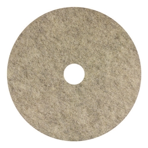 Porko Plus Burnishing Pads, 20" Diameter, Brown, 5/Carton