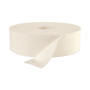 Boardwalk JRT Bath Tissue, Jumbo, Septic Safe, 2-Ply, White, 3.5" x 2,000 ft, 12" dia, 6 Rolls/Carton