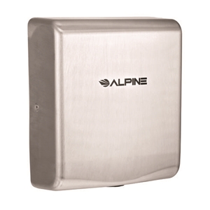 Willow Commercial 120V Automatic Hand Dryer, 3.93 x 11.25 x 12.63, Stainless Steel, Silver