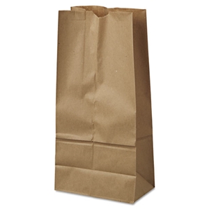 General Grocery Paper Bags, #16 Size, 7.75" x 4.81" x 16", Natural, 500/Bundle