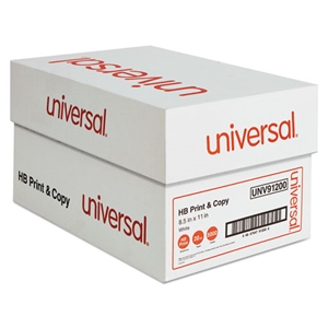 Universal High-Bright Multipurpose Paper, 20 lb Bond Weight, 8.5 x 11, White, 500 Sheets/Ream, 10 Reams/Carton