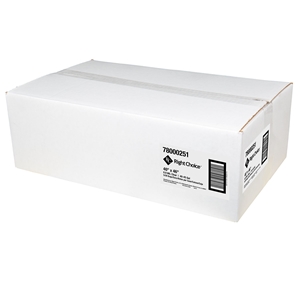 Right Choice LDPE 40/45-Gal Can Liner Roll, Clear, 40" x 46", 0.9 mil, 100/cs