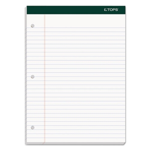 TOPS Double Docket Ruled Pads, Wide/legal Rule, 100 White 8.5 X 11.75 Sheets, 6/pack