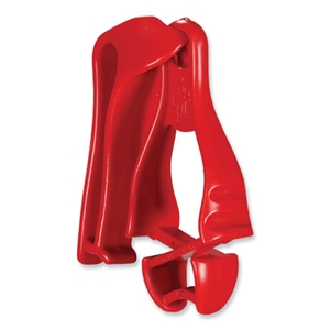 ergodyne Squids 3405 Belt Clip Glove Clip Holder, 1 x 1 x 6, Acetal Copolymer, Red