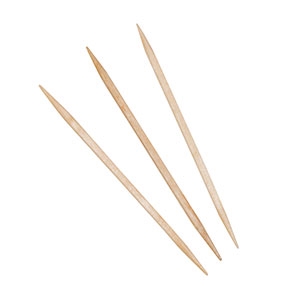 AmerCareRoyal Round Wooden Toothpick White Birch 24 / 800 bx