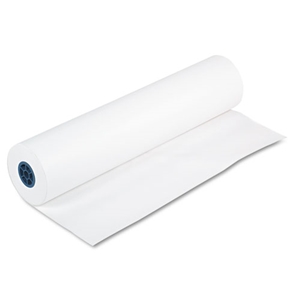 Pacon Kraft Paper Roll, 40 lb Wrapping Weight, 36" x 1,000 ft, White