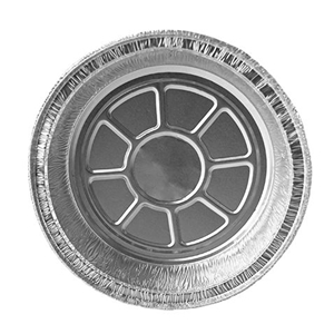 9.06x9.06x1.65 Empress 9" Round Foil Pan, 500/cs