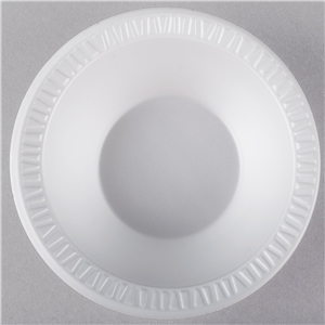 10-12oz Dart Foam Non-Laminated Bowl White 8 / 125 cs