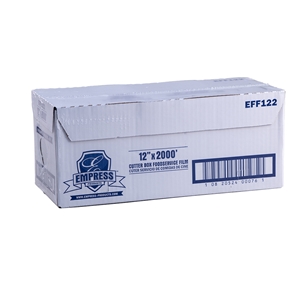 12" x 2000 ft, Empress PVC Cutter Box Foodservice Film, 1 Roll