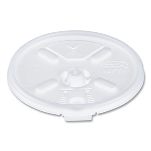 16oz Lift-N-Lock Straw Slot Lid, Translucent, 1000/cs