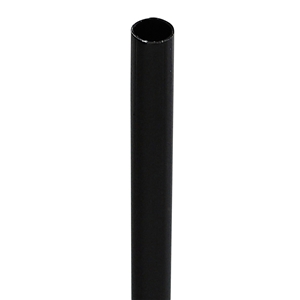 5.25 inch Empress Cocktail Straw / Stirrer Unwrapped Black Boxed 10 / 1000 cs