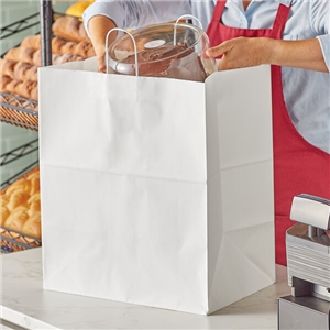Duro Grande 70# Basis Twist Handle Bag White 16x11x18.25 200/cs