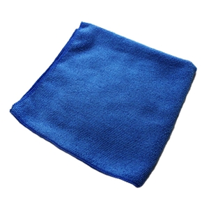 16x16 Microfiber Cleaning Cloth Blue Lightweight 12/bg