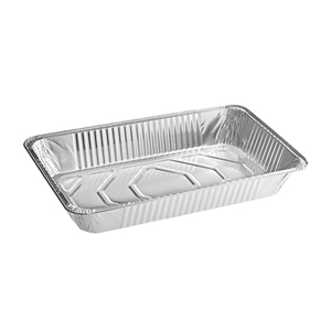 Prime Source Aluminum Full Size Steam Table Pan, 154 mic, 1/CS/50