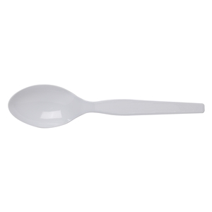 Dixie Boxed PS Teaspoon, White, Medium Heavy Weight, 1/CS/1000