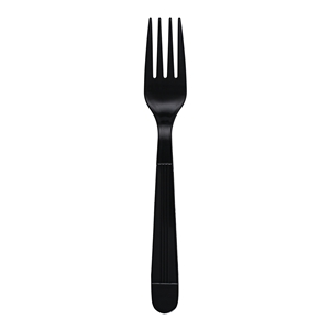 Empress Heavy Weight Fork Polypro Black Dense Pack 1,000 per case