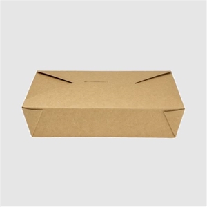 54 Oz Reclosable Kraft Take-Out Box, Paper, 200/ct