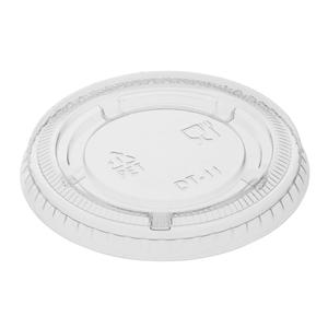 1.5oz to 2oz Jovials PET Portion Cup Lid, Clear 2500/CS