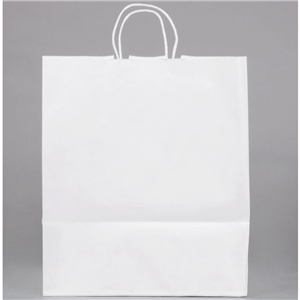 Duro Missy 60# Basis Twist Handle Bag White 10" X 5" X 13" 250 / cs