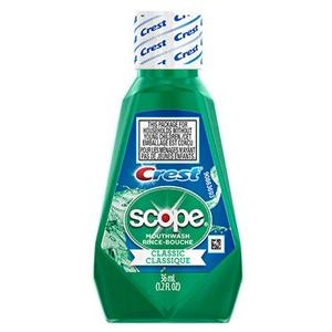 Crest+Scope P&G Professional Crest + Scope Classic Mouthwash 36mL Original Formula 180 per case
