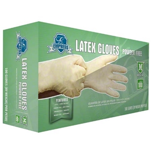 Medium Latex Glove Empress Powder Free 10 / 100 cs