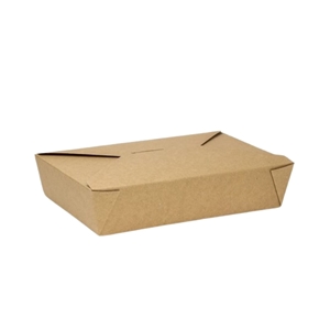 #3 Kraft Folded Takeout Box 7.75x5.5x2.5 Empress 200/cs
