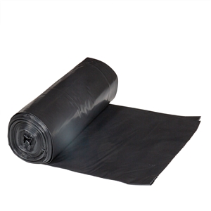 36x58 Right Choice LLDPE (Repro) 55-Gal Can Liner Roll, Black, 1.5 mil, 100/cs
