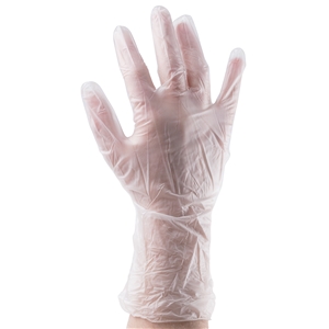 Medium Vinyl Powder Free Glove, Clear, Prime Source , 1000/cs