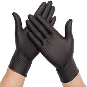 X-Large Nitrile Gloves, Black, Prime Source, 1000/cs