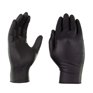 Small Nitrile Powder Free Gloves, Black, Prime Source Ultra, 1000/cs