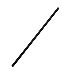 5.25 inch Boardwalk Single-Tube Stir-Straws, Polypropylene, Black, 1,000/pack, 10 Packs/carton
