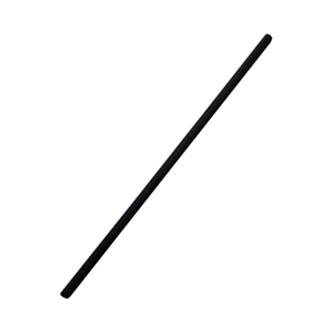 5.25 inch Single-Tube Stir-Straws, Polypropylene, Black, 1,000/pack