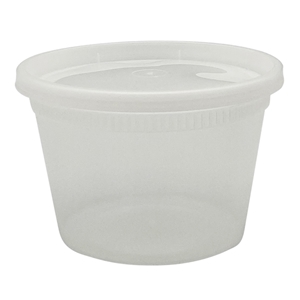16oz Deli Soup Cup with Lids, 240/cs