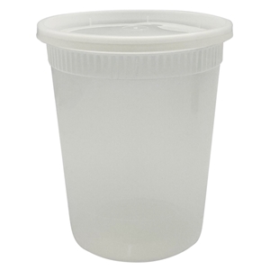 Prime Source Polypropylene Select Deli Combo Lid, Clear, 32 oz, 1/CA/240