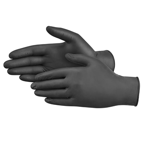 Nitrile Gloves Extra Large Black Ambitex 1000/cs