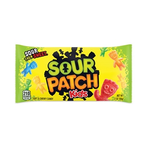 SourPatch Chewy Candy, Assorted, 2 oz Bags, 24/Pack